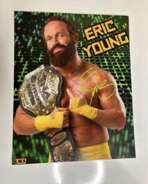 SIGNED 8x10 - ERIC YOUNG (TNA CHAMPION)