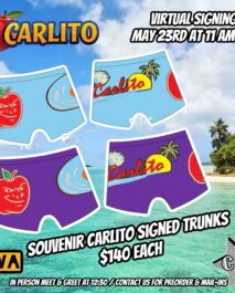 PREORDER - SIGNED SOUVENIR - CARLITO - SOUVENIR TRUNKS