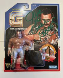 SIGNED - HASTTEL TOYS - JAKE THE SNAKE ROBERTS (WHITE) - GRAPPLERS & GIMMICKS