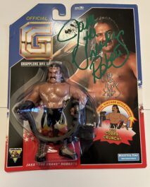 SIGNED - HASTTEL TOYS - JAKE THE SNAKE ROBERTS (HEEL) - GRAPPLERS & GIMMICKS