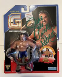 SIGNED - HASTTEL TOYS - JAKE THE SNAKE ROBERTS (HEEL EXCLUSIVE) - GRAPPLERS & GIMMICKS