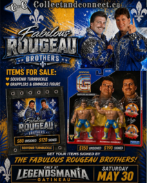 PRE-ORDER - SIGNED - HASTTEL 2PK FIGURES - THE ROUGEAU BROTHERS