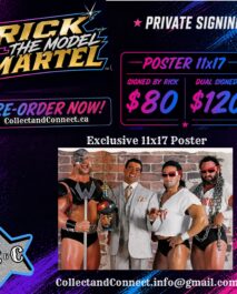 PRE-ORDER - DUAL SIGNED - RICK MARTEL - THE WARLORD - 11x17 EXCLUSIVE POSTER