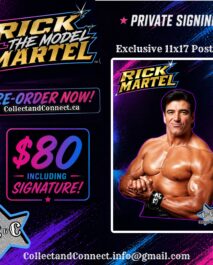 PRE-ORDER - RICK MARTEL - PRIVATE SIGNING - 11x17 EXCLUSIVE POSTER