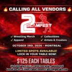 Slamfest 2 Vendor Table