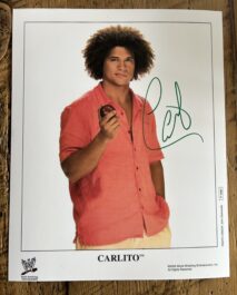 SIGNED 8x10 - CARLITO - WWE PROMO PRINT