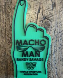 PREMIUM 3D PRINT - FOAM FINGERS - RANDY MACHO MAN SAVAGE