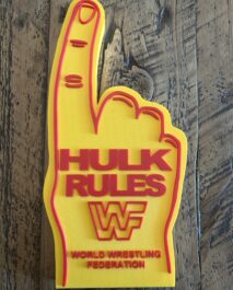 PREMIUM 3D PRINT - FOAM FINGERS - HULK HOGAN