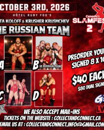 SLAMFEST PREORDER - SIGNED 8x10 or AUTOGRAPH FOR MAIL-IN ITEM - NIKITA KOLOFF - THE RUSSIAN TEAM