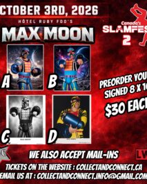 SLAMFEST PREORDER - SIGNED 8x10 or AUTOGRAPH FOR MAIL-IN ITEM - MAX MOON