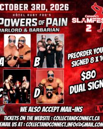 SLAMFEST PREORDER - SIGNED 8x10 or AUTOGRAPH FOR MAIL-IN ITEM - THE POWERS OF PAIN