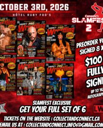 SLAMFEST PREORDER - SIGNED 8x10s - THE 6 PACK MAGAZINE COVERS