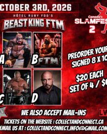 SLAMFEST PREORDER - SIGNED 8x10 or AUTOGRAPH FOR MAIL-IN ITEM - BEAST KING - FTM - FRANKY THE MOBSTER