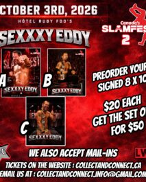 SLAMFEST PREORDER - SIGNED 8x10 or AUTOGRAPH FOR MAIL-IN ITEM - SEXXXY EDDY