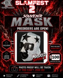 PREORDER - SIGNED SOUVENIR MASK - MASKED SUPERSTAR