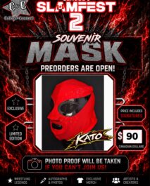 PREORDER - SIGNED SOUVENIR MASK - THE ORIENT EXPRESS KATO - RED VARIANT