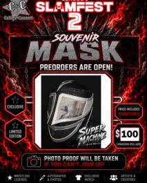 PREORDER - SIGNED SOUVENIR MASK - SUPER MACHINE