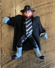 HASBRO - VINTAGE - LOOSE - THE UNDERTAKER - CUSTOM COAT AND TIE