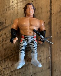 HASBRO - VINTAGE - LOOSE - BRUTUS THE BARBER BEEFCAKE - ZEBRA RARE FIGURE wt SCISSORS