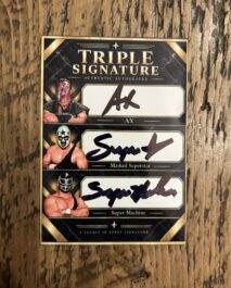 SIGNED CARD - BILL EADIE - TRIPLE SIGNATURE